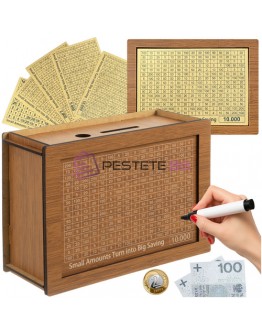 Касичка с цел предизвикателството за спестявания